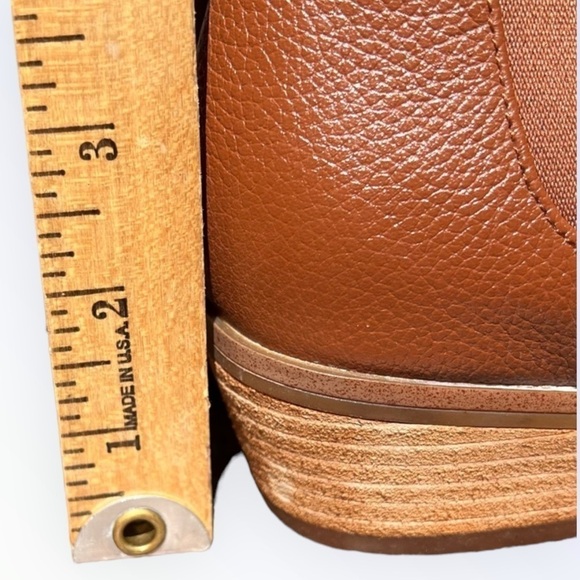 🌻NEW Jack Rogers Easton Brown Water Resistant Leather Buckle Leather Boots 9.5 - Picture 13 of 13